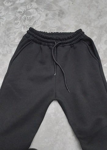 Kadın Siyah şardonlu Eşofman Altı - Görsel 2