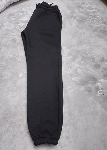 Kadın Siyah şardonlu Eşofman Altı - Görsel 3