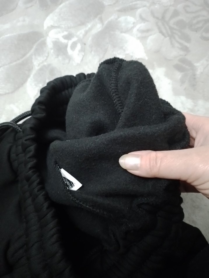 Kadın Siyah şardonlu Eşofman Altı - Görsel 5