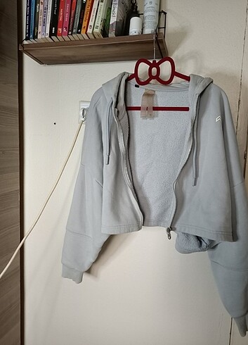 Crop oversize hırka