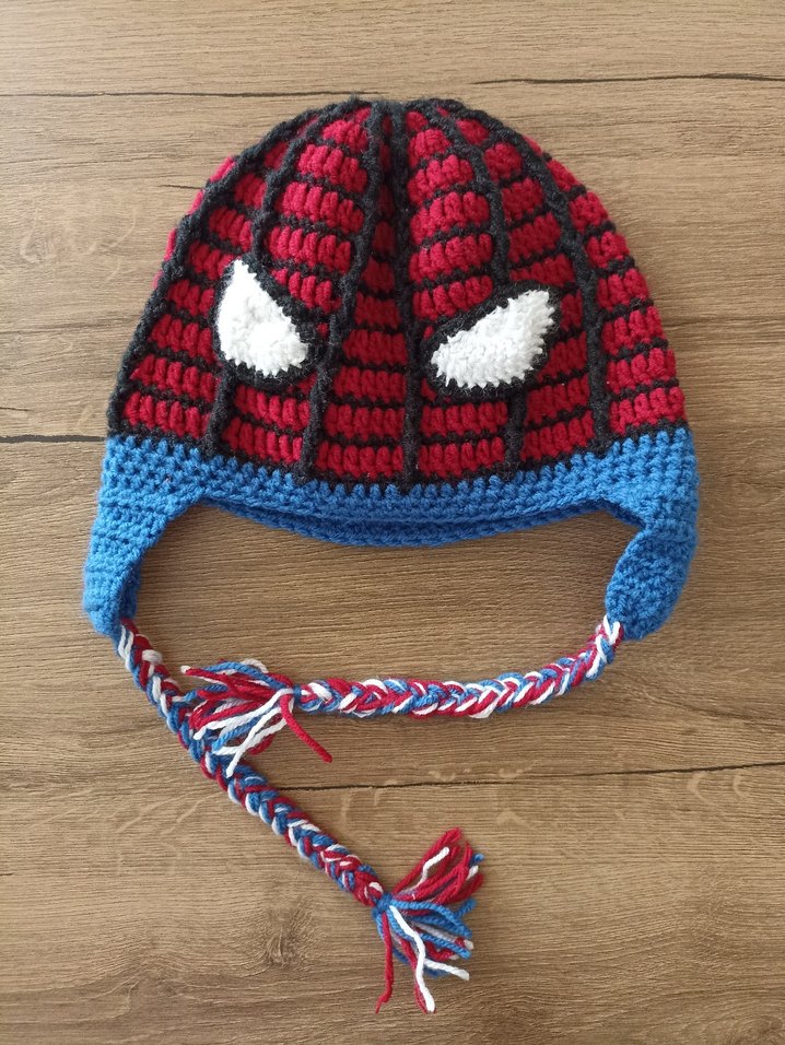 Spiderman Renkli İşlemeli Örgü Çocuk Bere - Görsel 3