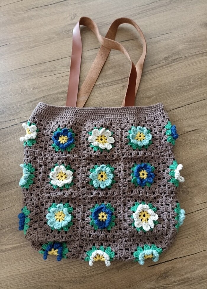 El örgüsü çanta  - Görsel 2