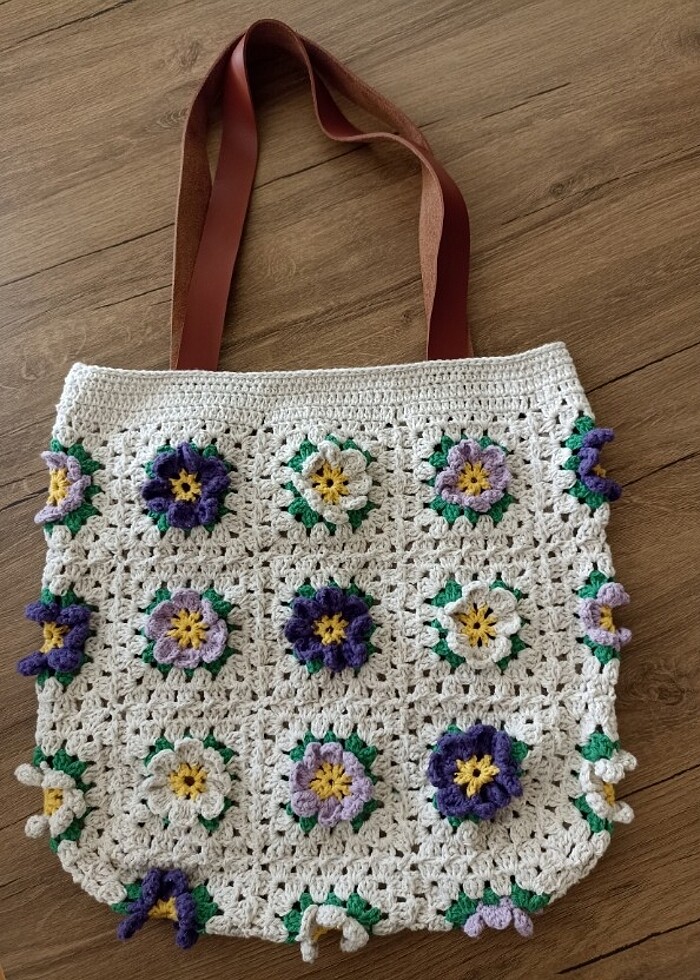 El örgüsü çanta  - Görsel 2