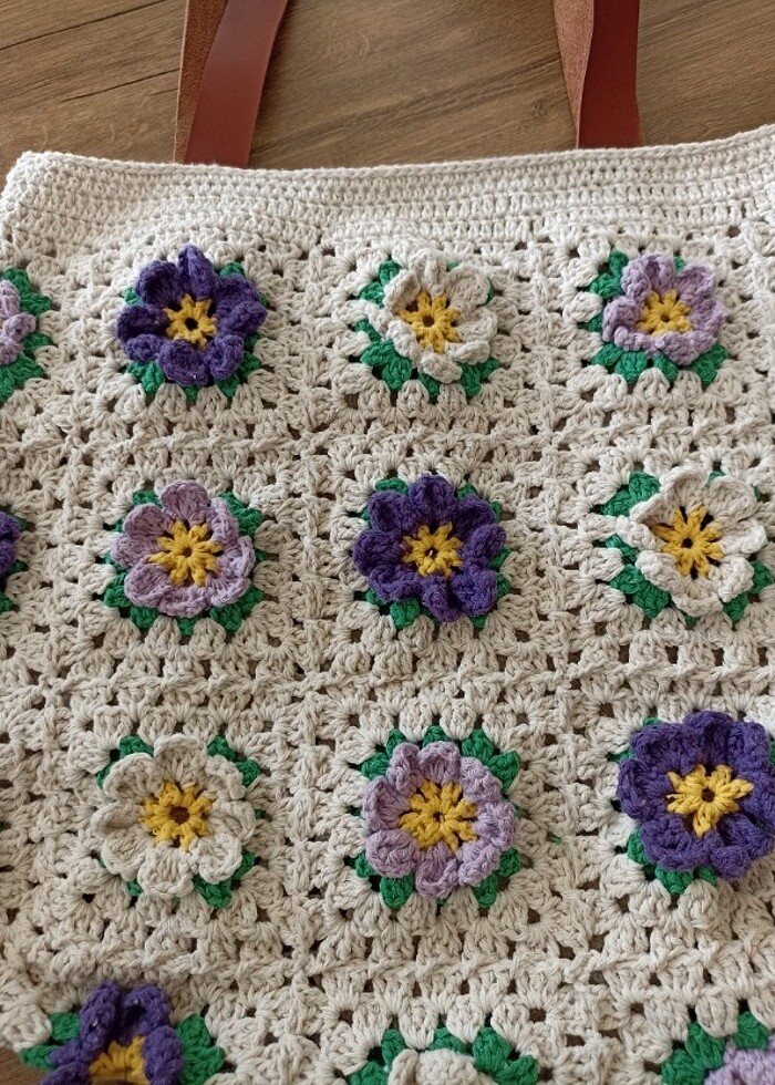 El örgüsü çanta  - Görsel 3