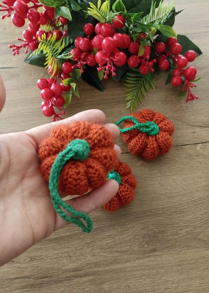 Balkabağı anahtarlık - Görsel 2