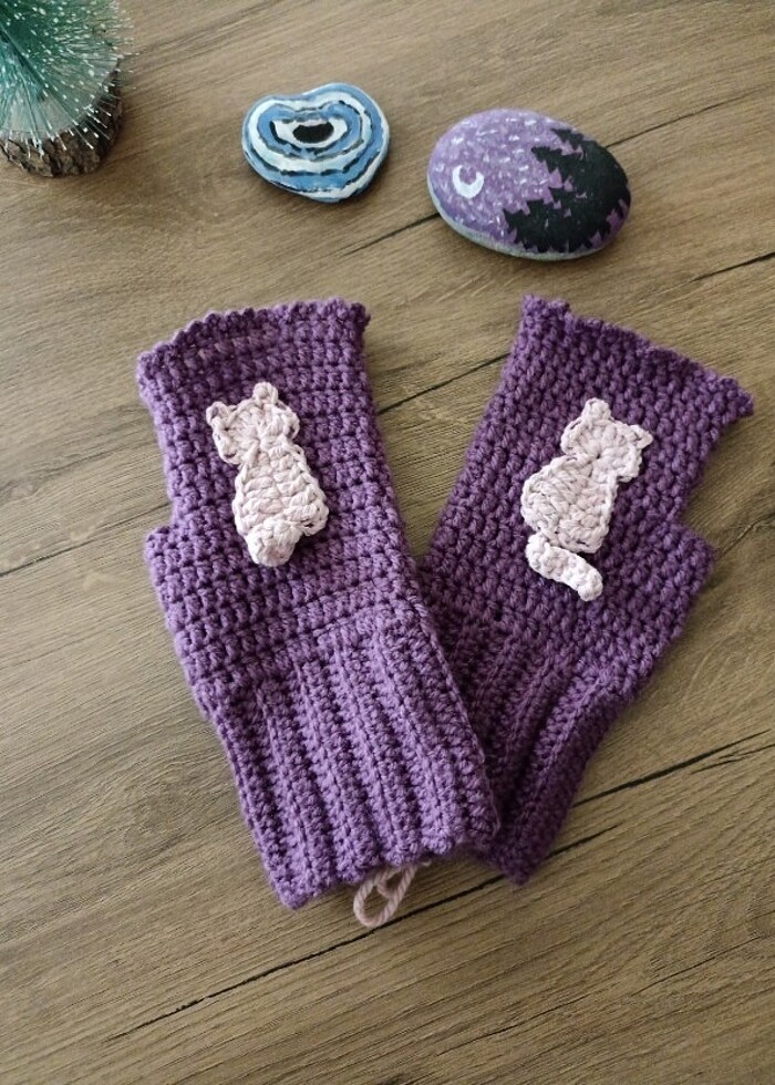 Örgü eldiven - Görsel 2