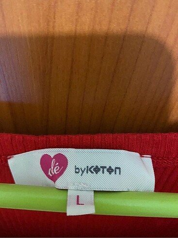 l Beden kırmızı Renk Koton Günlük Elbise