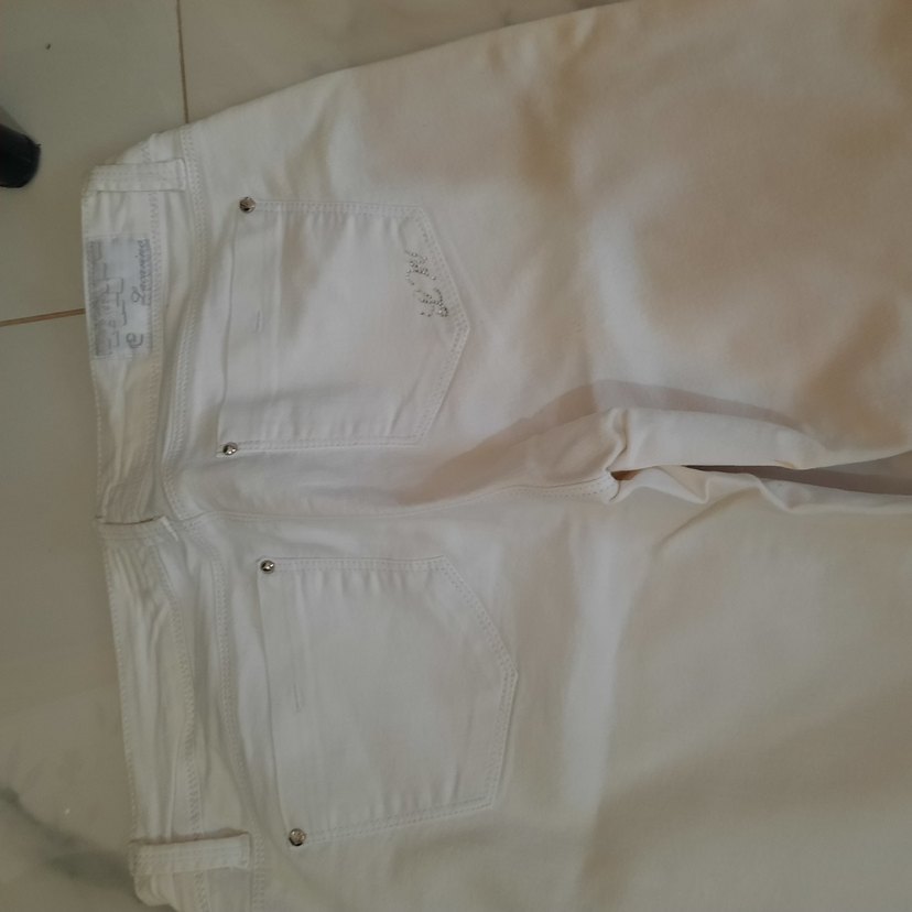 Beyaz Kadın Kumaş Pantolon - Görsel 5