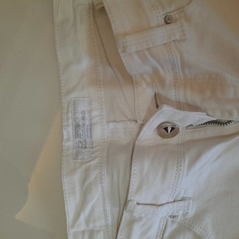 Beyaz Kadın Kumaş Pantolon - Görsel 4