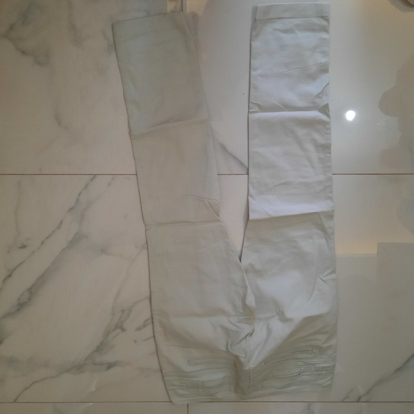 Bej Kadın Pamuk Kumaş Pantolon - Görsel 4