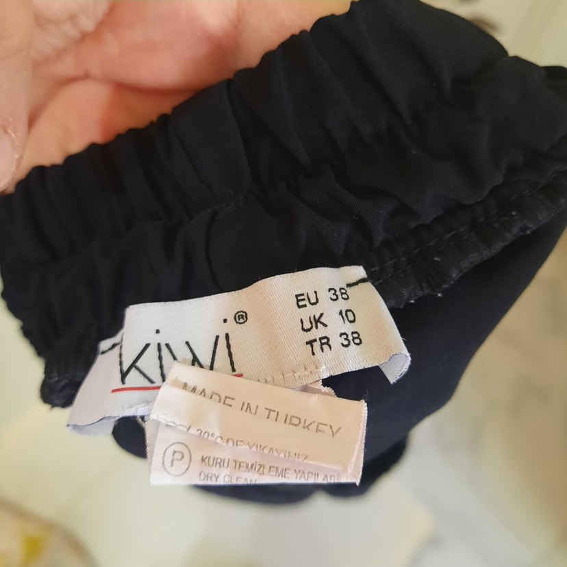 Kadın Siyah Uzun Salaş Etek - Görsel 3