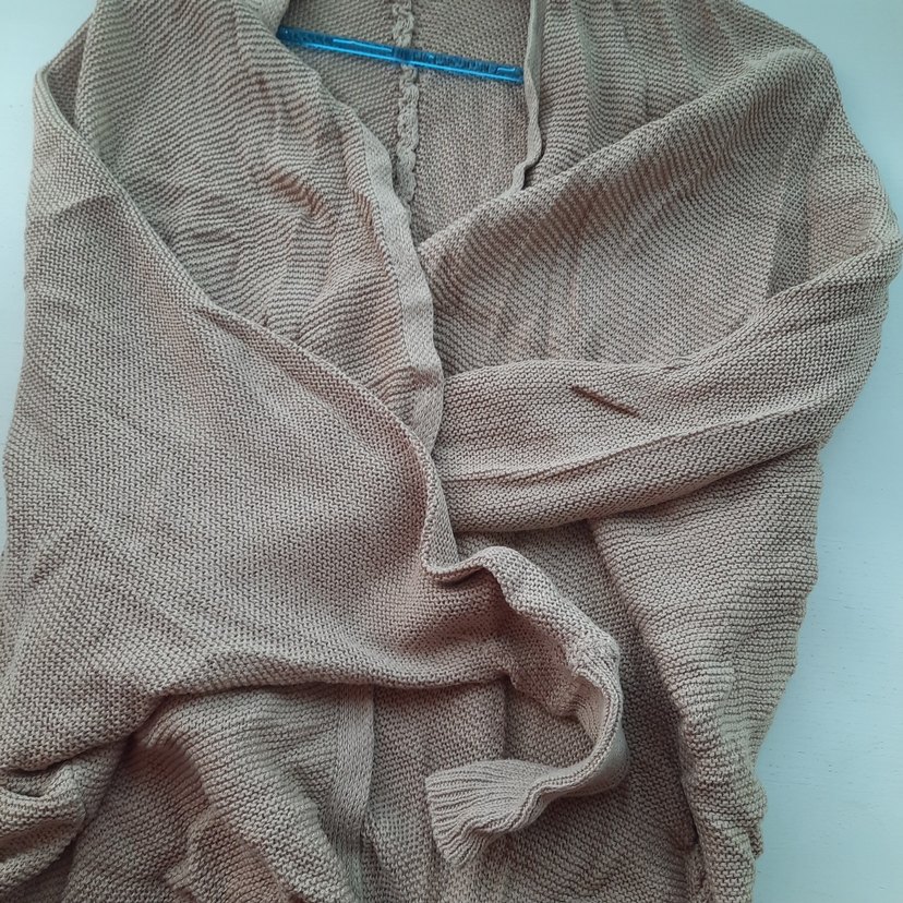 Bej Kadın Midi Hırka - Görsel 4