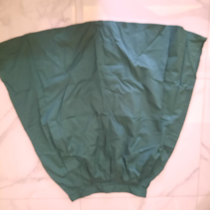 Düğmeli Parlak Yeşil Uzun Kadın Etek - Görsel 5