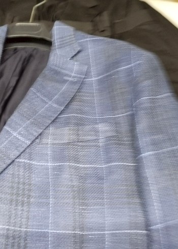 52 Beden mavi Renk Lacivert Erkek Regular Fit Takım Ceketi massimo dutti