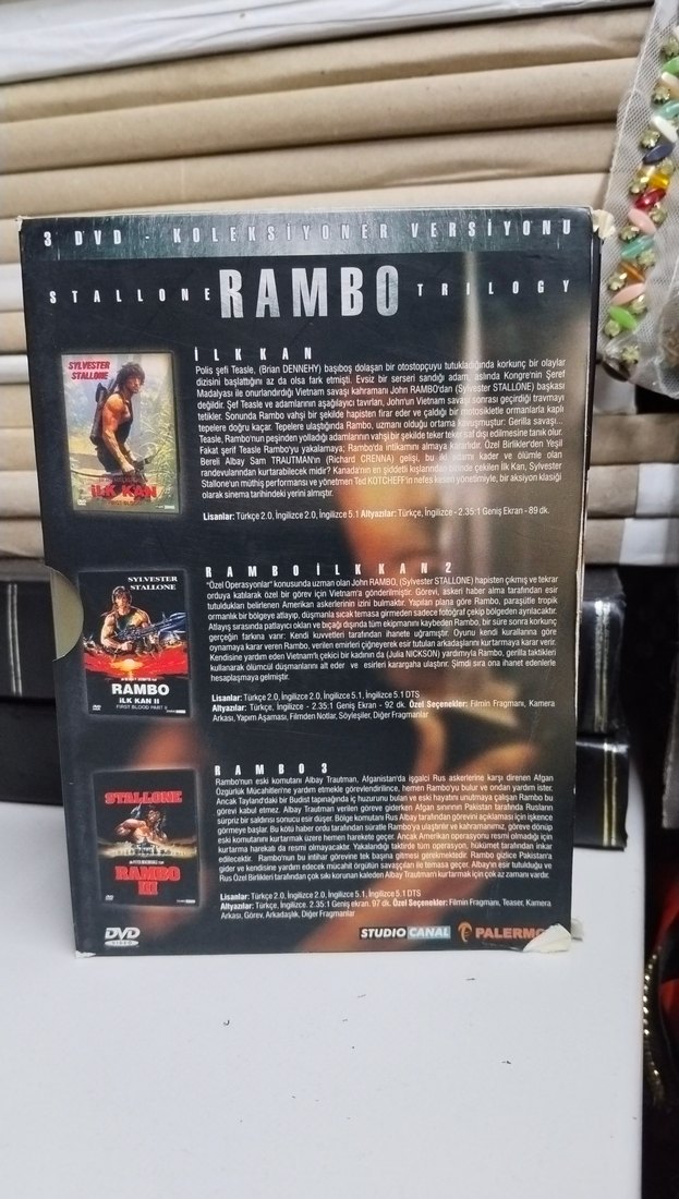 Rambo Üçlemesi DVD Seti - Görsel 3