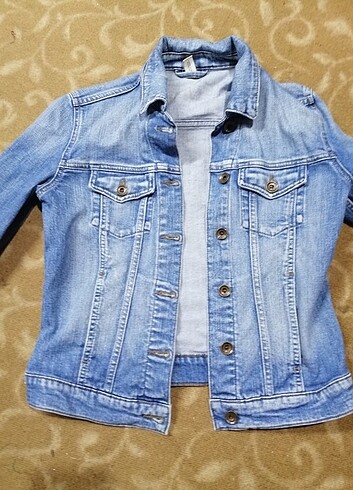 Jean kot ceket  - Görsel 7