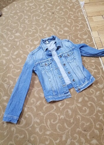 Jean kot ceket  - Görsel 8