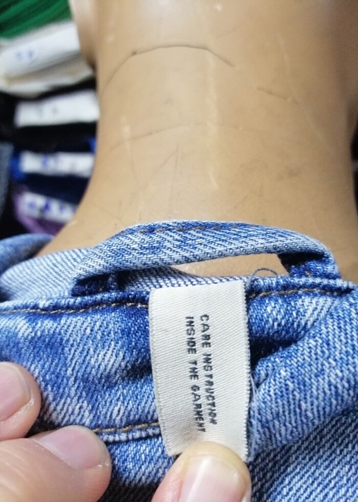 Jean kot ceket  - Görsel 2