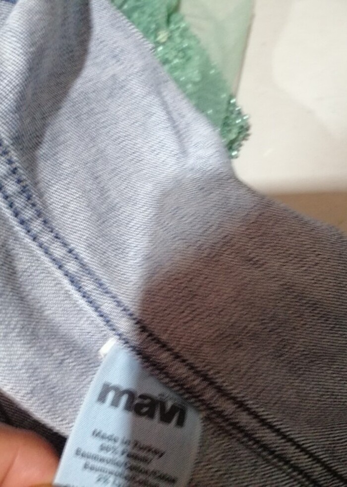 Jean kot ceket  - Görsel 5