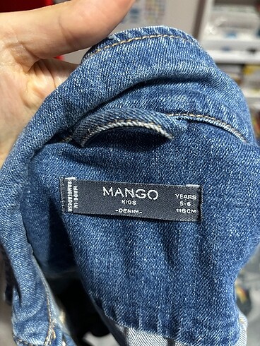5 Yaş Beden Mango kot ceket