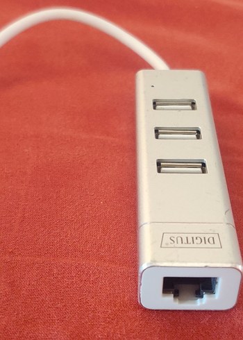 Diğer Digitus DA-702553 3 Port USB 3.0 Type C Hub Gri