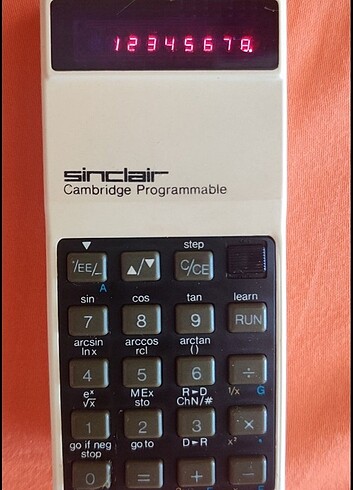 Beden Renk Sinclair White Cambridge Programmable Scientific Pocket Calculat