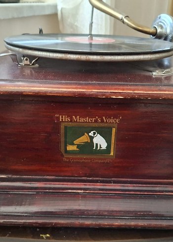 Antika Gramafon His Master's Voice. - Görsel 2