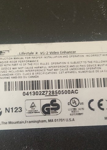 Bose Lifestyle VS-2 Video Geliştirici Cihazı. - Görsel 5