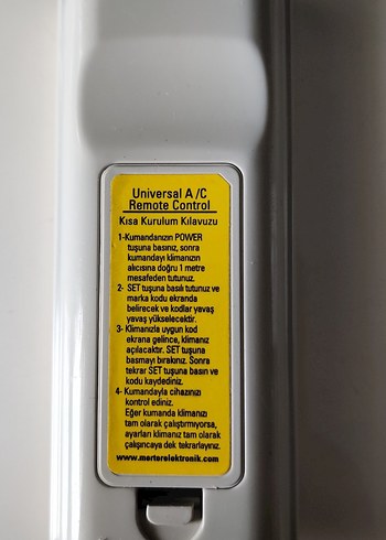 S-Link Sl-Klk20 Universal Akıllı Klima Kumandası. - Görsel 3