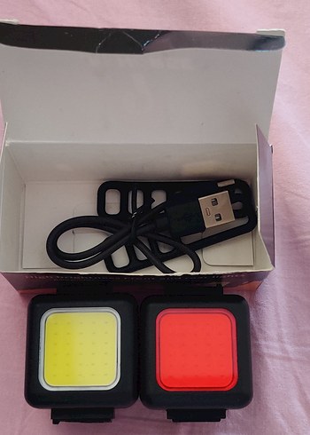 Bisiklet için USB ile şarj edilebilen Güvenlik Lambası. - Görsel 2