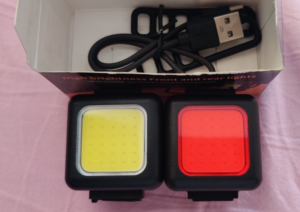 Bisiklet için USB ile şarj edilebilen Güvenlik Lambası. - Görsel 5