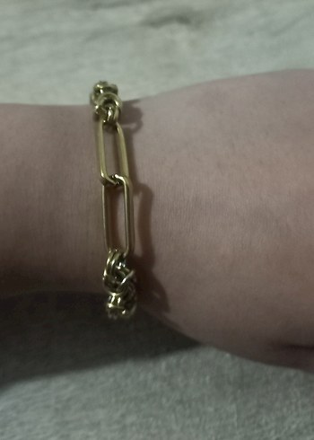 çelik kalın zincir bileklik - Görsel 2