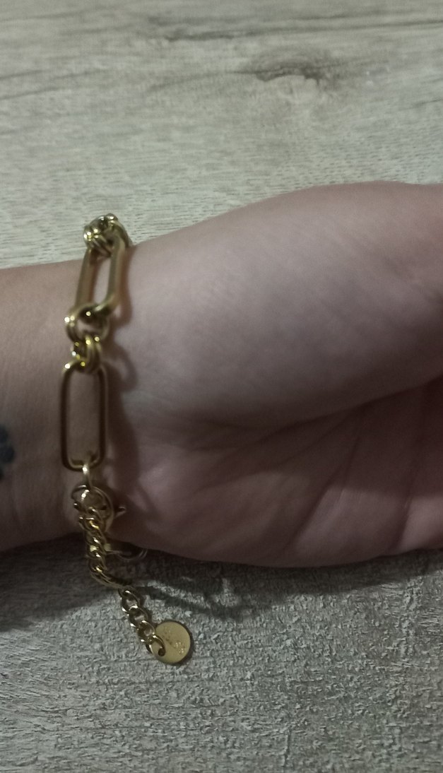 çelik kalın zincir bileklik - Görsel 3