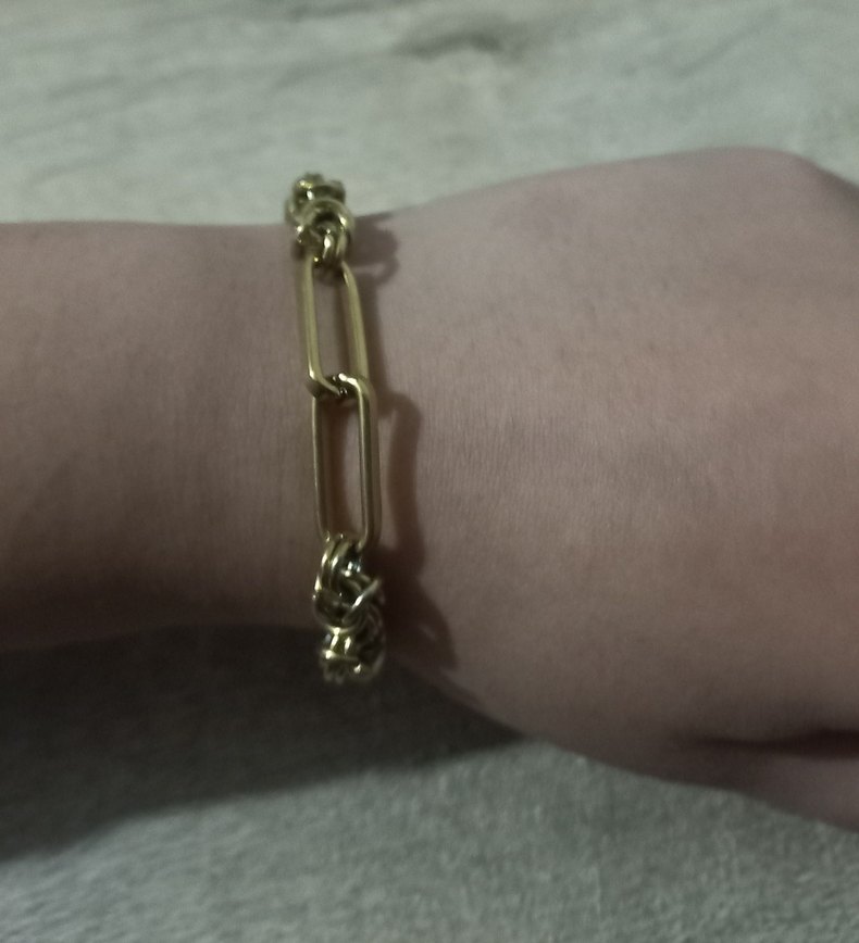 çelik kalın zincir bileklik - Görsel 2