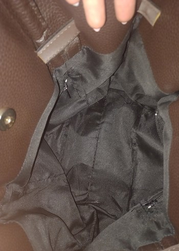 acı kahve kol çantası - Görsel 5