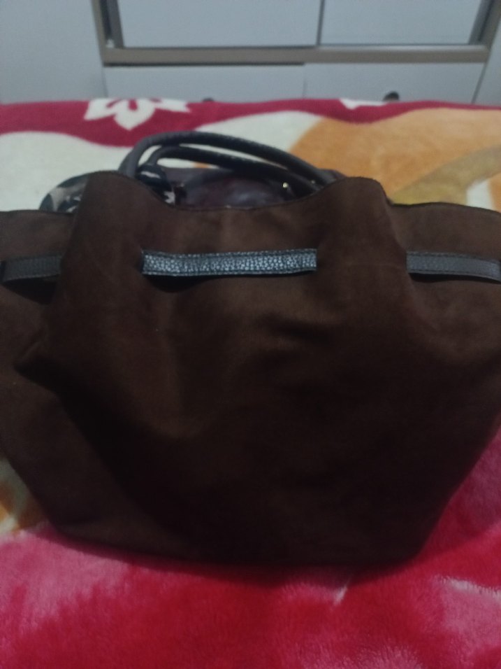 acı kahve kol çantası - Görsel 3