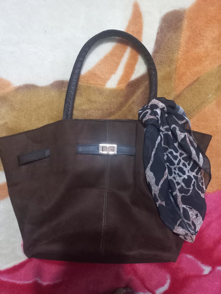 acı kahve kol çantası - Görsel 2