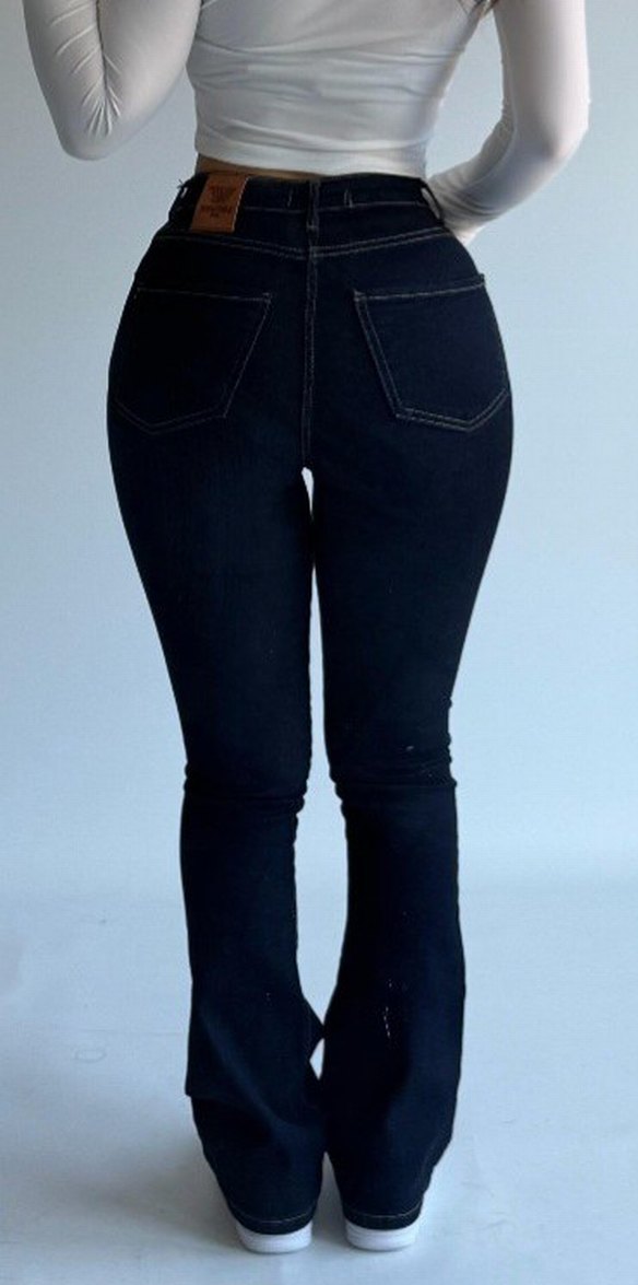 İspanyol lacivert Jean - Görsel 3