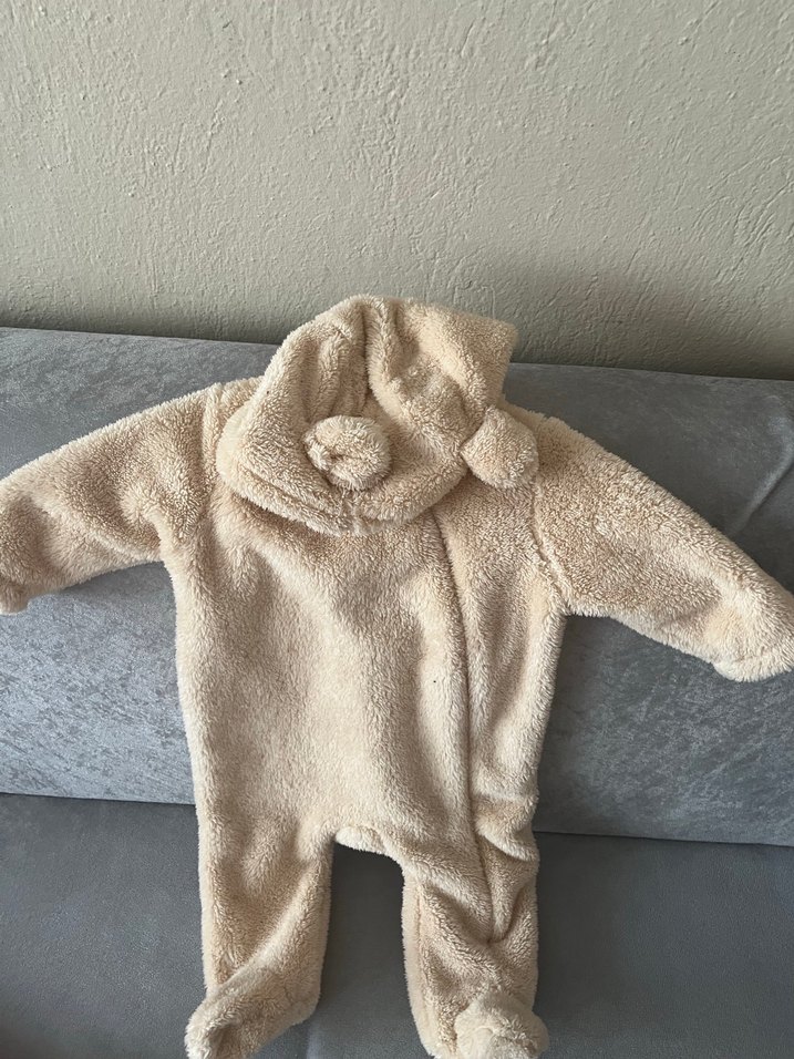 LCW Kürk Detaylı Bebek Tulumu Bej - Görsel 3