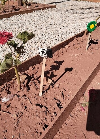 Beden çeşitli Renk Saksı süsü