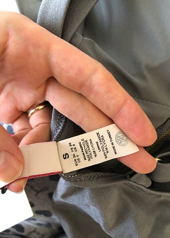 Fermuarlı Gri Atletik Tarz Kadın Mayo - Görsel 5