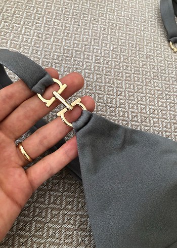 Gri Strappy Kadın Bikini - Anaïs Margaux Paris - Görsel 5