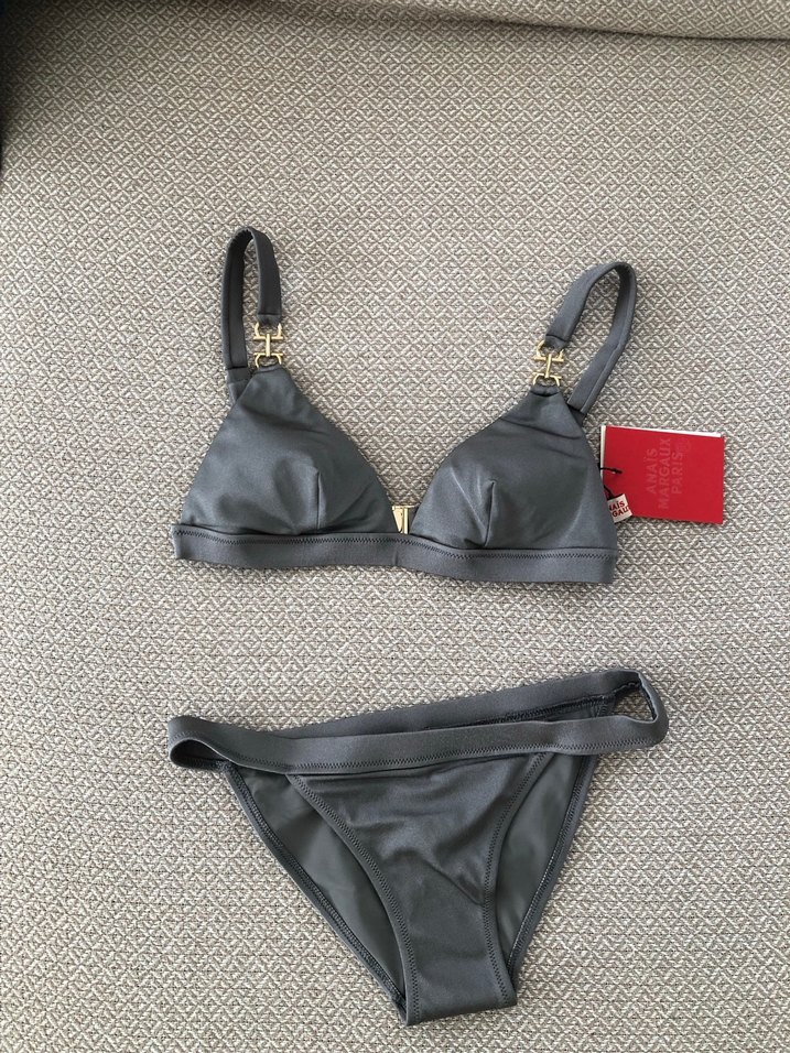 Gri Strappy Kadın Bikini - Anaïs Margaux Paris - Görsel 3