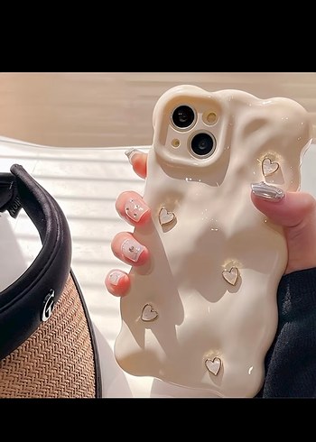 Beyaz Fırfırlı Bohem Telefon Kılıfı - Görsel 4