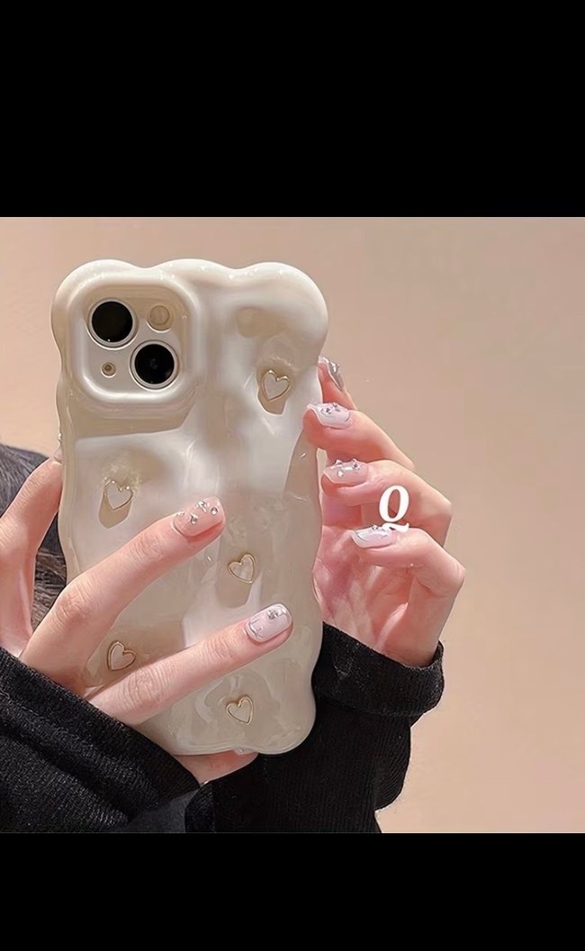 Beyaz Fırfırlı Bohem Telefon Kılıfı - Görsel 3