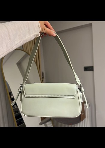 Bej Deri Minimalist Kadın Çanta - Görsel 5