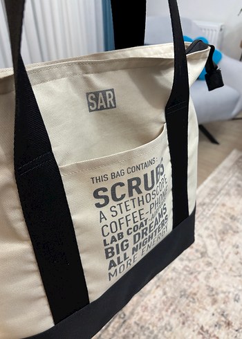 Beyaz Siyah Fermuarlı Günlük Kadın Çanta - Görsel 2