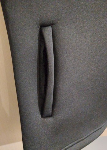 Erkek Siyah Fermuarlı Yüksek Yakalı Sweatshirt - Görsel 3