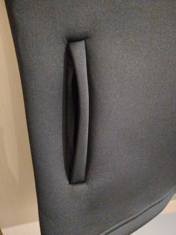 Erkek Siyah Fermuarlı Yüksek Yakalı Sweatshirt - Görsel 3