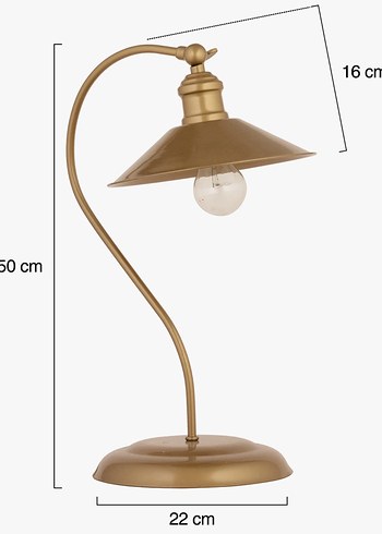 Eskitme retro tasarım Masa Lambası - Görsel 2